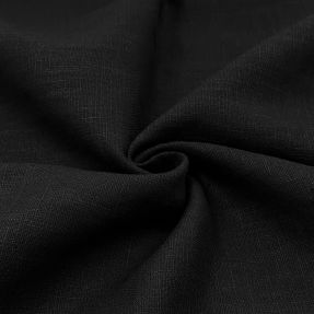 Linen enzyme washed black