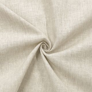 Linen cotton Lira mini stripe beige