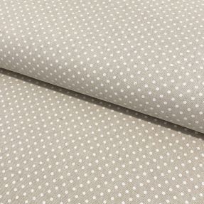 Decoration fabric Linenlook Basic dots