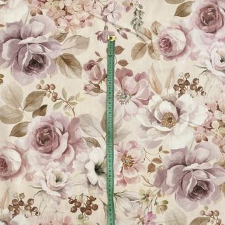 Decoration fabric Classic flower garden digital print