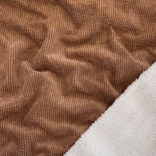 Corduroy FAUX FUR rust