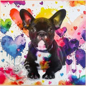 Ecopelle KARIA French Bulldog PANEL