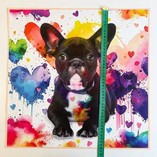 Faux leather KARIA French Bulldog PANEL