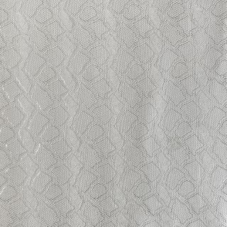 Faux leather SNAKE blanc argent