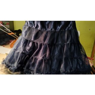 Tulle netting navy 160 cm