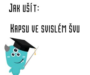 Jak ušít - Kapsu ve svislém švu