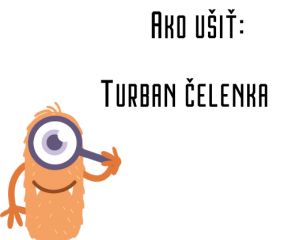 Ako ušiť - Turban čelenka