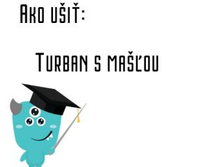 Ako ušiť - Turban s mašľou