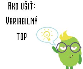 Ako ušiť - Variabilný top