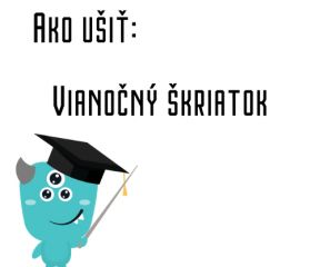 Ako ušiť - Vianočný škriatok