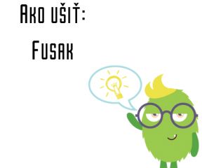 Ako ušiť - Fusak