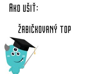 Ako ušiť - Žabičkovaný top