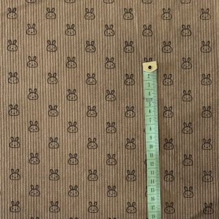 Corduroy STRETCH Bunny taupe