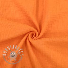 Mussola/Doppia garza NEON ORANGE ORGANIC