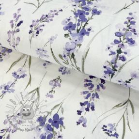 Tessuto decorativo premium Watercolour lavender field