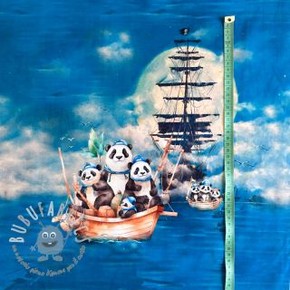 Jersey Sailor Panda PANEL digital print