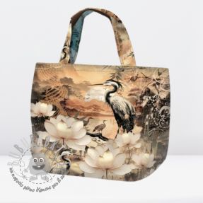 Tessuto decorativo BAG Heron panel