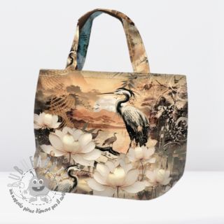 Tessuto decorativo BAG Heron panel