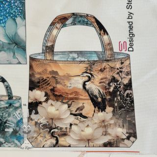 Tessuto decorativo BAG Heron panel