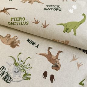 Tessuto decorativo Linenlook DINOSAUR WILD ADVENTURE