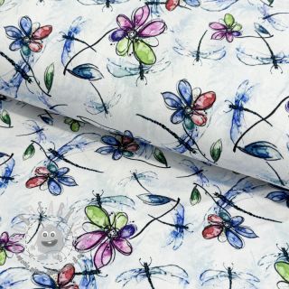 Jersey VISCOSE LYCRA HEAVY Flowers and more C digital print