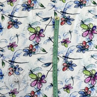 Jersey VISCOSE LYCRA HEAVY Flowers and more C digital print