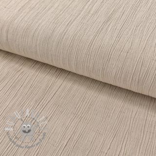 Viscosa con lino CRINCLE beige