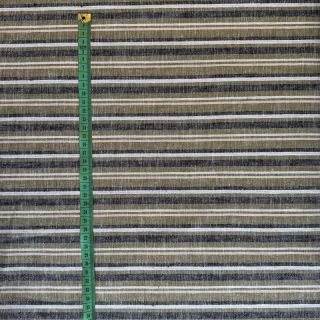 Ľan YARN DYED Stripe green