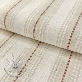 Viscosa con lino Stripe brown