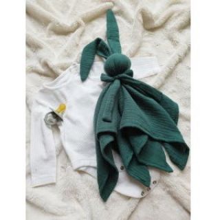 Double gauze/muslin old green