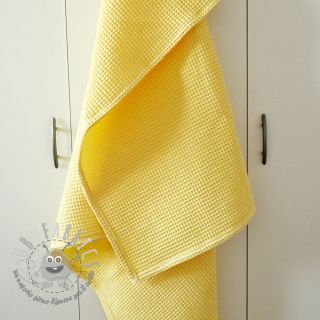 Cotone a nido d'ape soft yellow