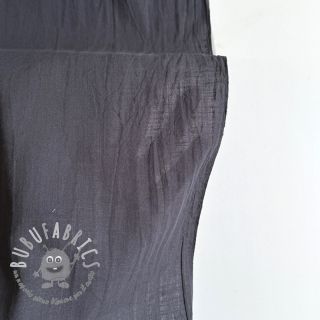 Tessuto di cotone con lino dark grey