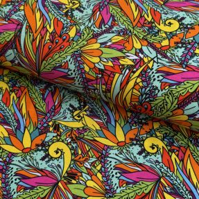 Úplet VISCOSE LYCRA HEAVY Ornamental design C digital print