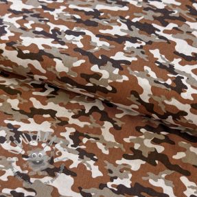 Tessuto di cotone Camouflage brick