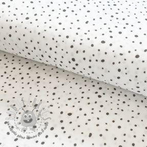 Mussola/Doppia garza Small dots Snoozy taupe