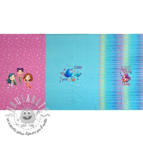 Jersey Ocean spirit PANEL pink digital print 2nd class