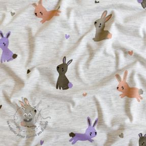 Jersey Bunnies ecru melange