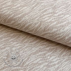 Mussola/Doppia garza Animal pattern taupe