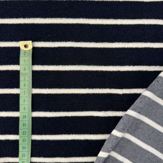 Froté YARN DYED Stripe BIG dark blue