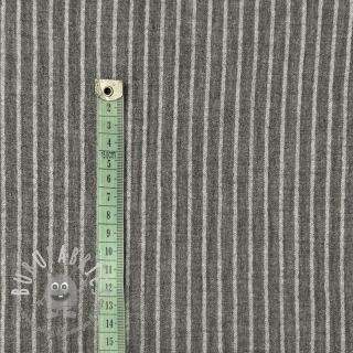 Mussola/Doppia garza YARN DYED Stripes grey