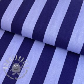 Tessuto di cotone FLANNEL Stripes cobalt