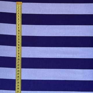 Bavlnená látka FLANNEL Stripes cobalt