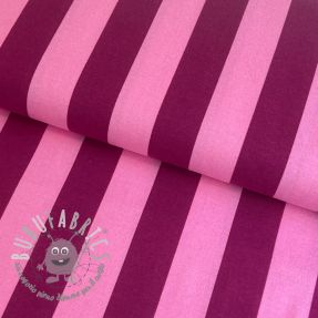 Tessuto di cotone FLANNEL Stripes pink