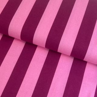 Bavlnená látka FLANNEL Stripes pink