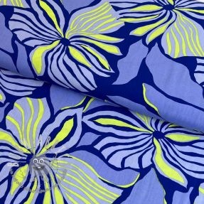 Viscosa ECOVERO Florals cobalt digital print