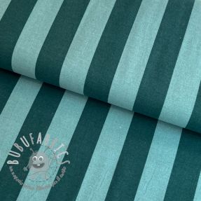 Tessuto di cotone FLANNEL Stripes petrol