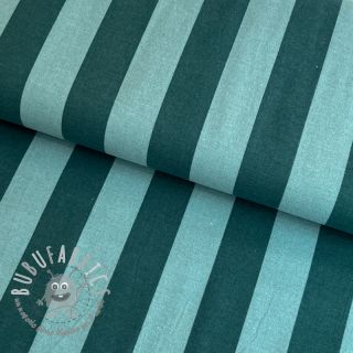 Tessuto di cotone FLANNEL Stripes petrol