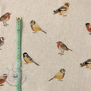 Tessuto decorativo Linenlook Tiny Garden Birds