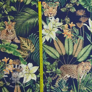 Tessuto decorativo GOBELIN PREMIUM Leopard Leaf Jungle