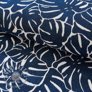 Tessuto decorativo jacquard Anthéa bleu